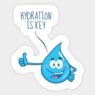 Hydration is Key Sticker